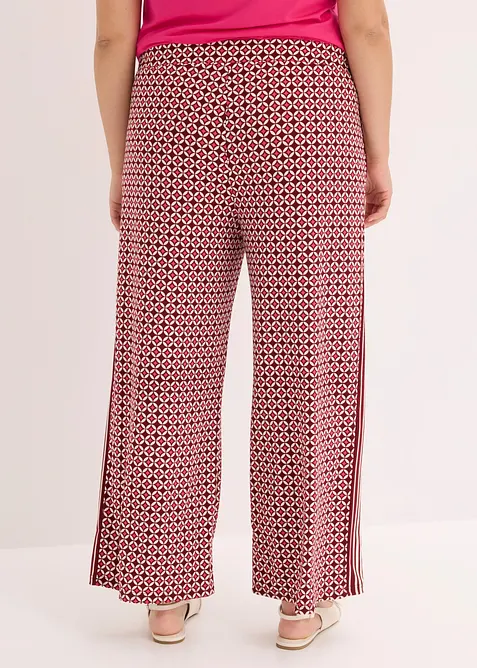 Pantaloni in jersey con fantasia minimalista, bonprix