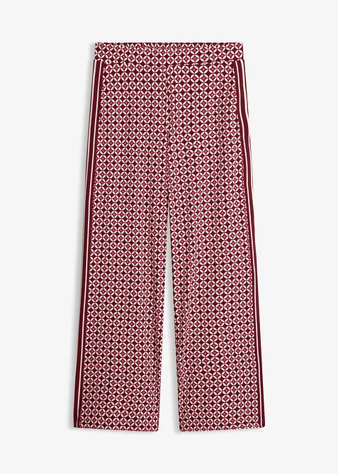 Pantaloni in jersey con fantasia minimalista, bonprix