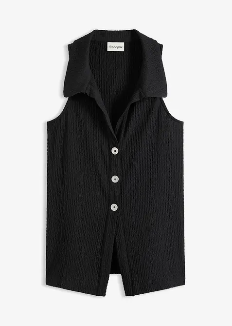 Top in cr&ecirc;pe operato, bonprix