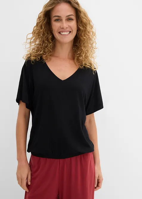 Maxi maglia in misto viscosa morbido, bonprix