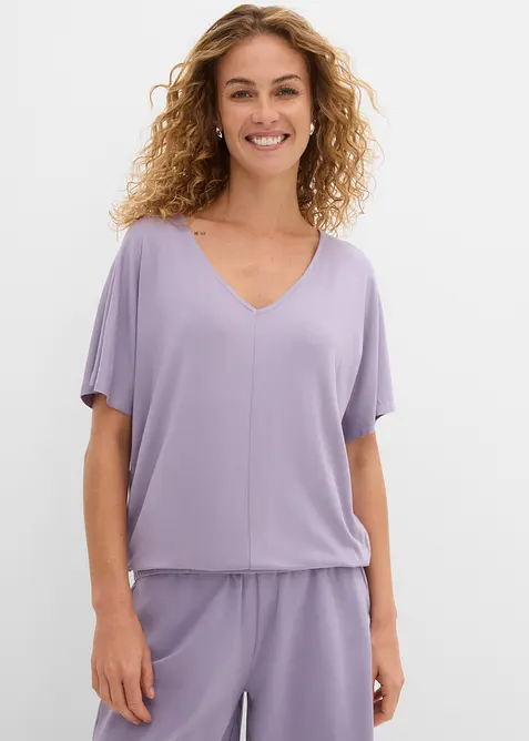 Maxi maglia in misto viscosa morbido, bonprix