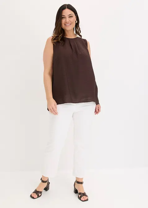 Top in misto viscosa fluido, bonprix