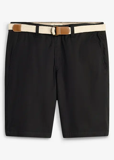 Bermuda elasticizzati con cintura, regular fit, bonprix