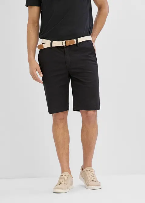 Bermuda elasticizzati con cintura, regular fit, bonprix