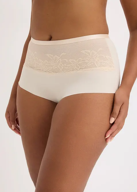 Panty lasercut con effetto modellante leggero (pacco da 2), bonprix
