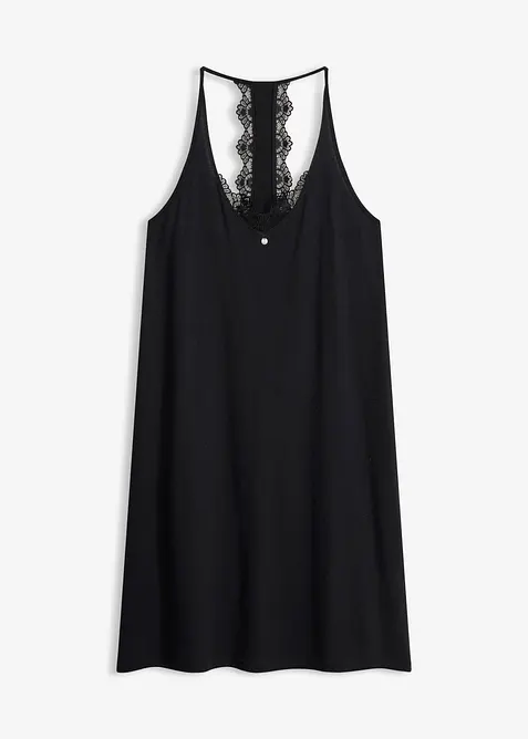Camicia da notte corta in misto viscosa morbido, bonprix