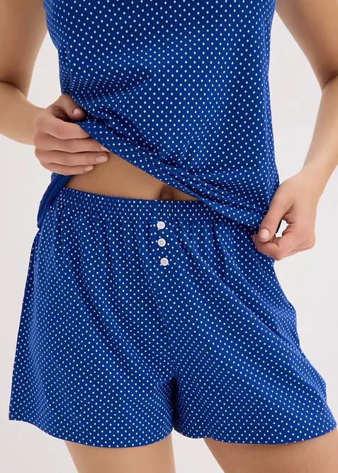 Pigiama estivo con pizzo delicato, bonprix