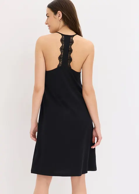 Camicia da notte corta in misto viscosa morbido, bonprix