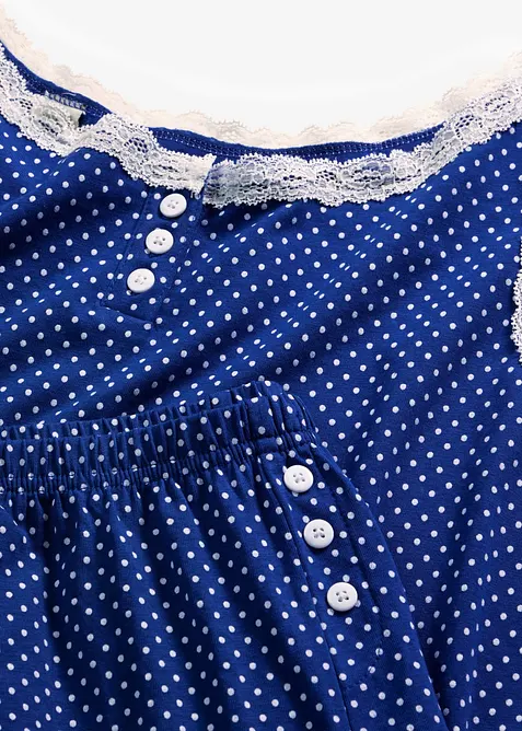Pigiama estivo con pizzo delicato, bonprix
