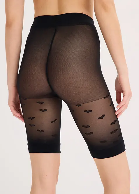 Ciclisti antisfregamento con elastico in vita, 30 DEN, bonprix