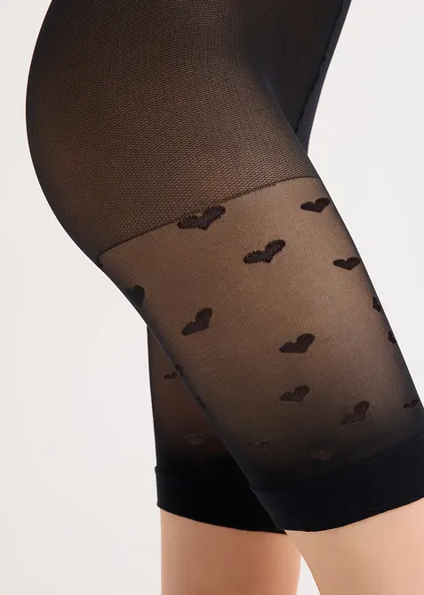 Ciclisti antisfregamento con elastico in vita, 30 DEN, bonprix