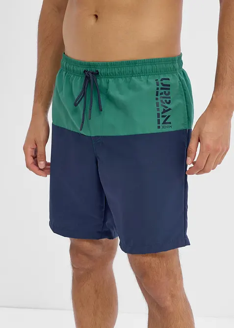 Pantaloncini da mare in color block, bonprix
