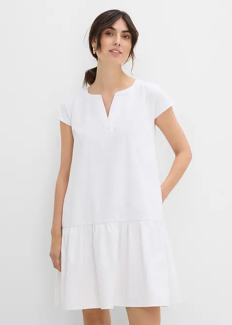 Abito tunica in jeans di cotone, bonprix