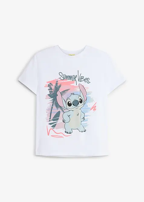 T-shirt Disney in puro cotone con Stitch, Lilo & Stitch
