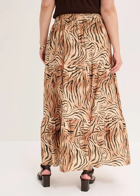 Gonna lunga in misto viscosa, bonprix