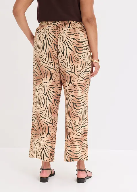 Pantaloni larghi con elastico in vita, bonprix