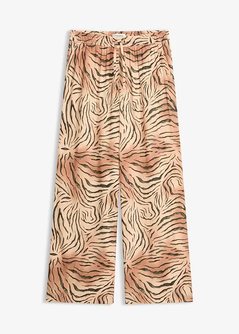Pantaloni larghi con elastico in vita, bonprix