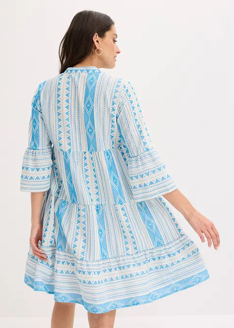 Abito tunica in misto cotone, bonprix