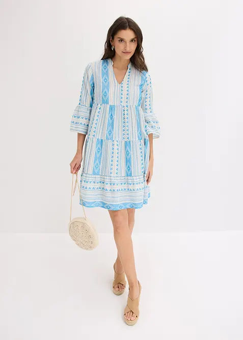 Abito tunica in misto cotone, bonprix