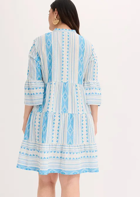 Abito tunica in misto cotone, bonprix