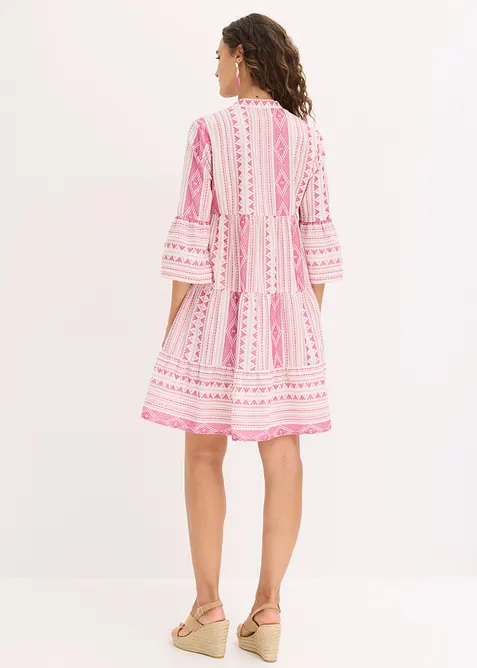 Abito tunica in misto cotone, bonprix