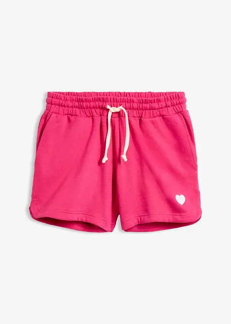 Shorts in felpa di puro cotone biologico, bonprix