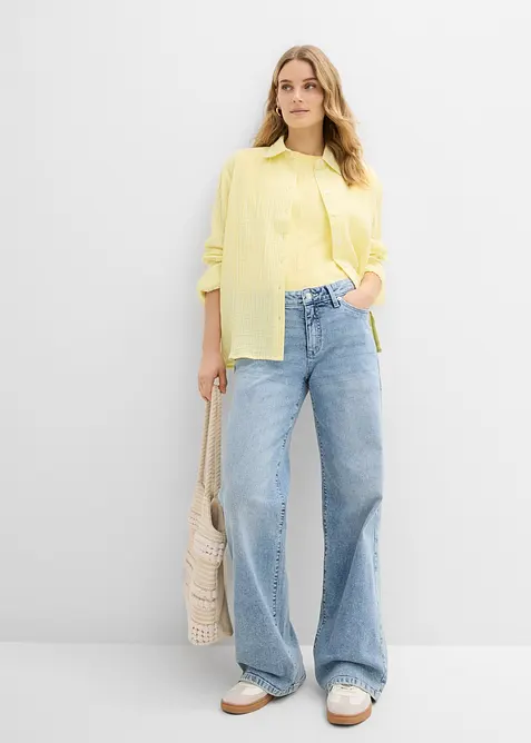 Camicia in mussola fresca, bonprix
