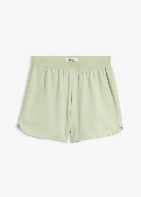 Shorts in felpa con fondo arrotondato, bonprix