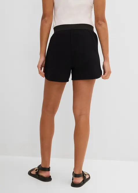 Shorts in felpa con fondo arrotondato, bonprix