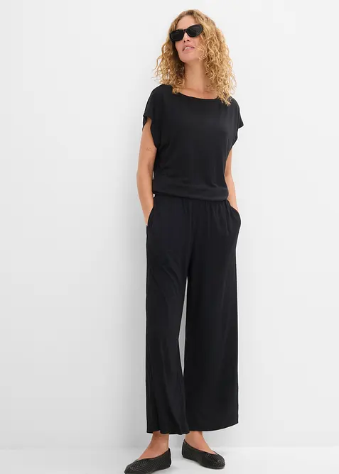 Pantaloni in jersey di misto modal morbido, bonprix