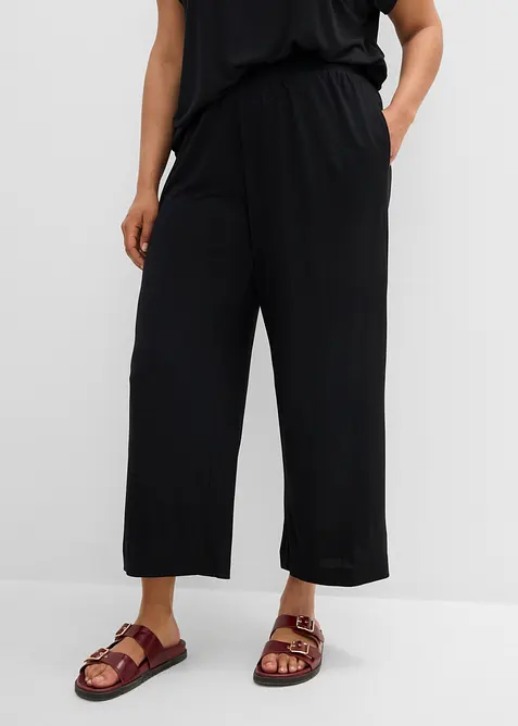 Pantaloni in jersey di misto modal morbido, bonprix