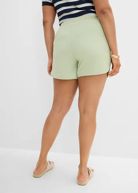 Shorts in felpa con fondo arrotondato, bonprix