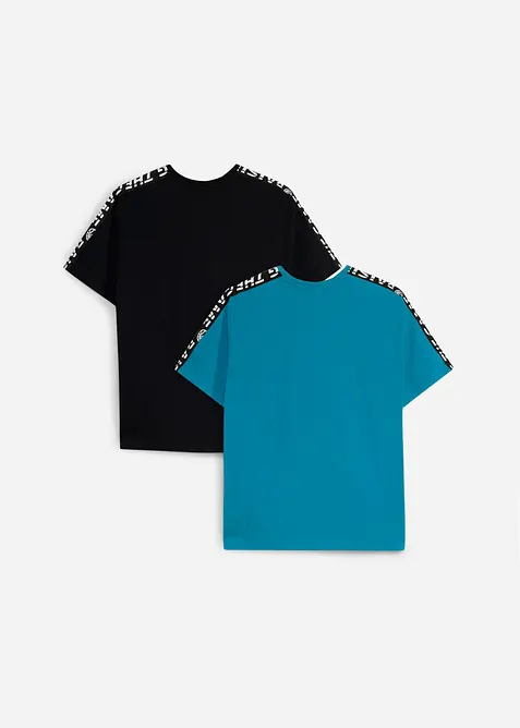 T-shirt in puro cotone biologico (pacco da 2), bonprix