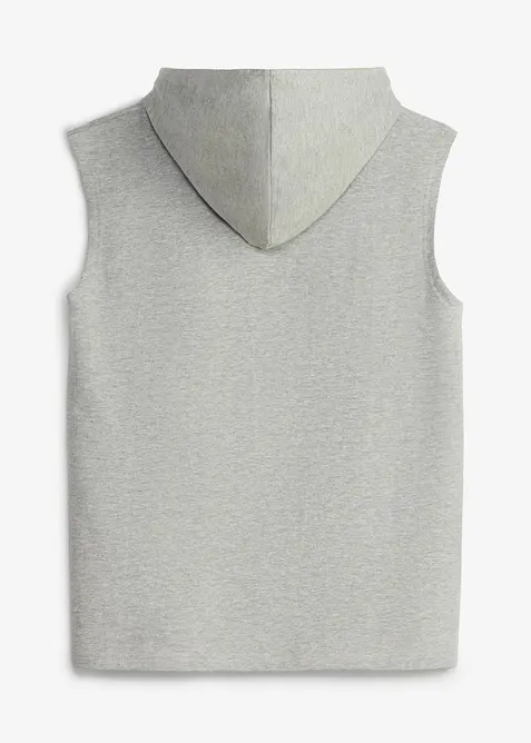 Felpa smanicata con cappuccio e cotone biologico, loose fit, bonprix