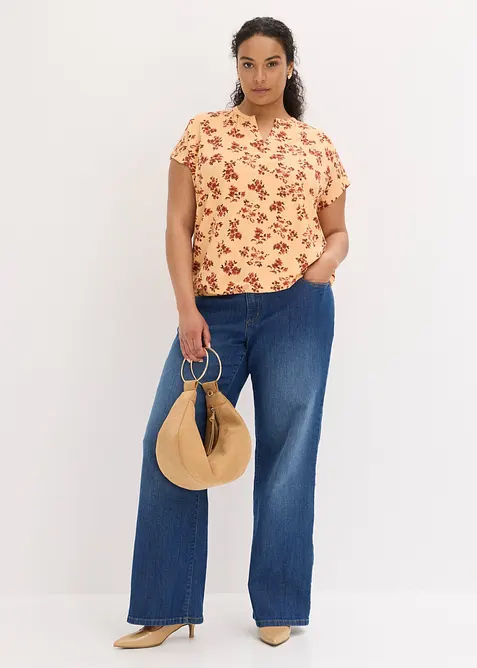 Maglia lunga in viscosa morbida, bonprix