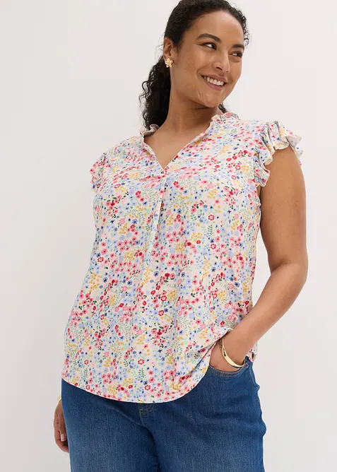 T-shirt in misto viscosa morbido, bonprix