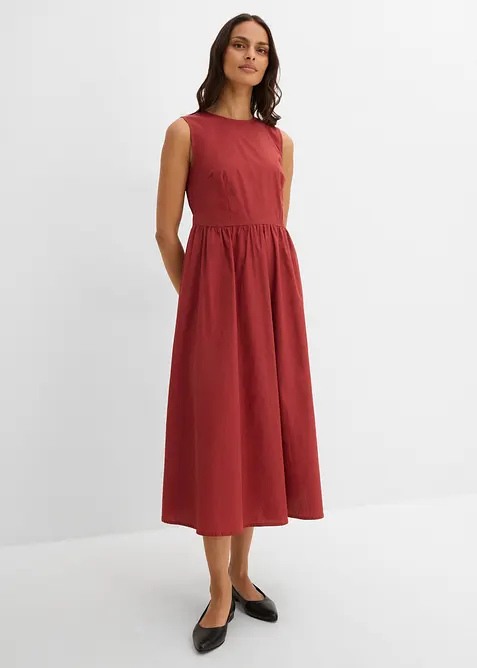 Abito midi in puro cotone biologico, bonprix