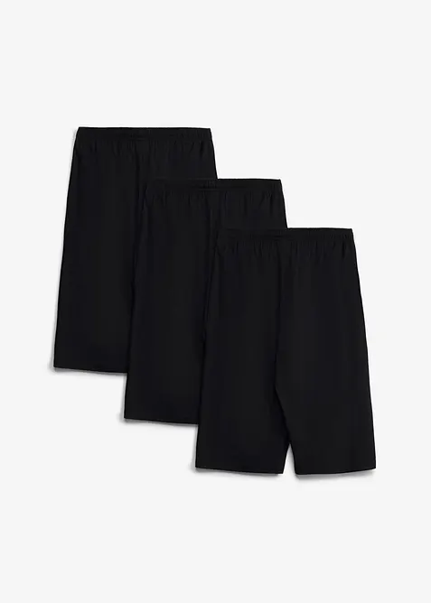 Bermuda in jersey di puro cotone biologico (pacco da 3), bonprix
