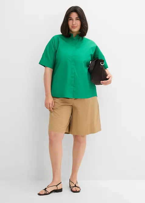 Blusa in puro cotone biologico, bonprix