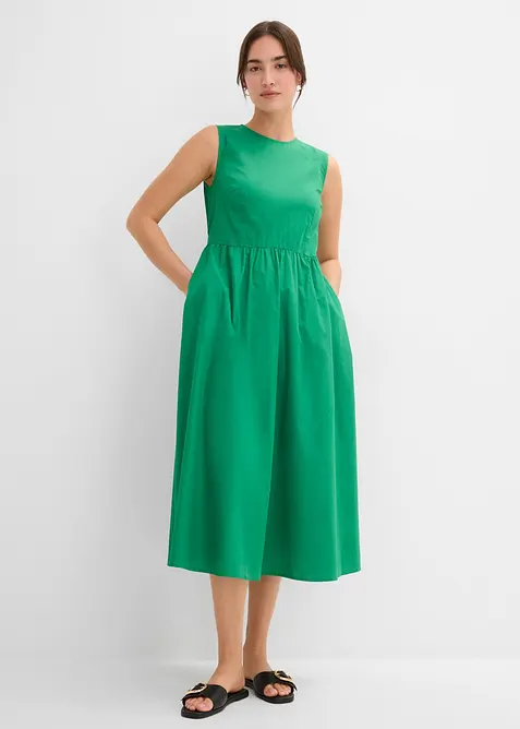 Abito midi in puro cotone biologico, bonprix