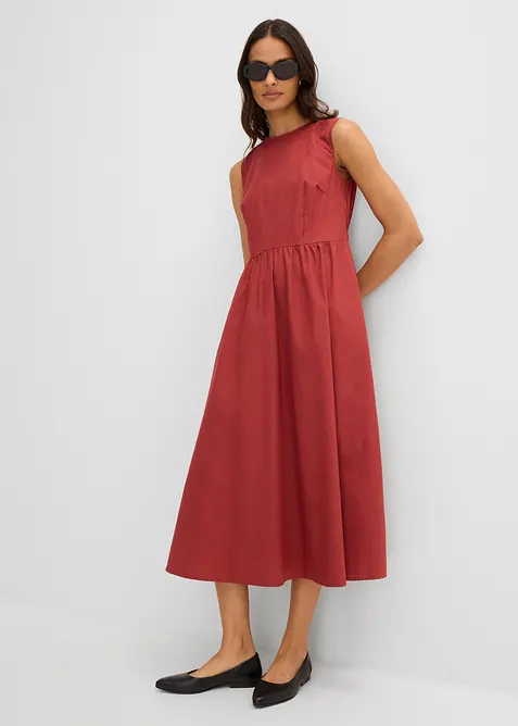 Abito midi in puro cotone biologico, bonprix