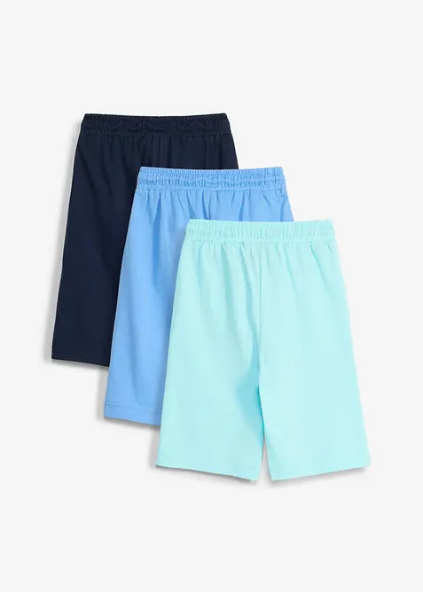 Bermuda in jersey di puro cotone biologico (pacco da 3), bonprix