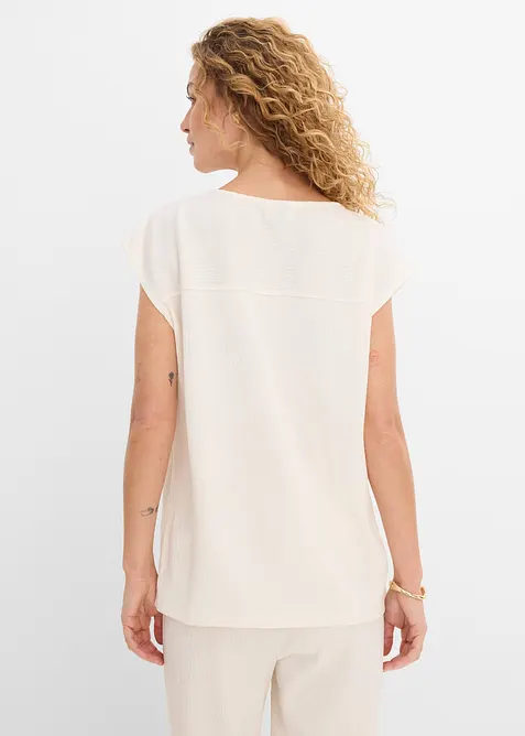 Maglia in materiale operato, bonprix