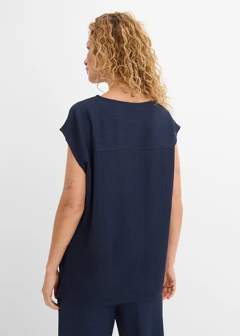 Maglia in materiale operato, bonprix