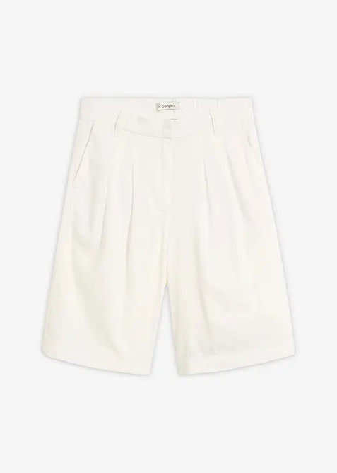 Bermuda in jeans, vita media, bonprix