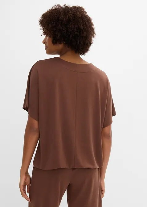 Maxi maglia in misto viscosa morbido, bonprix