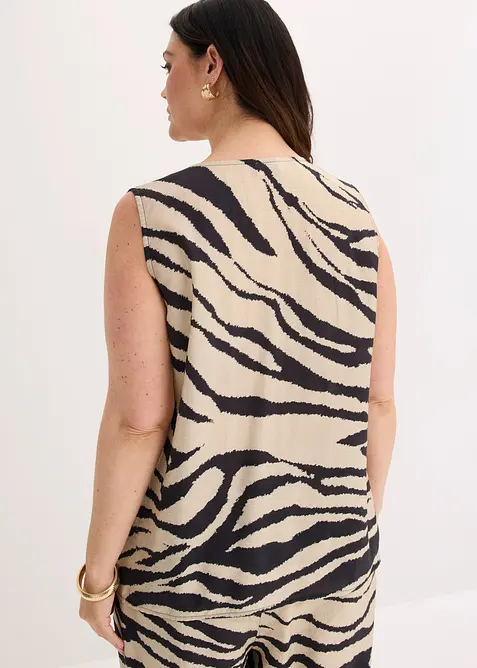 Top in misto viscosa fluido, bonprix