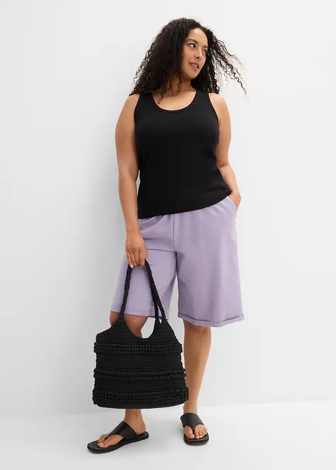 Bermuda in felpa di puro cotone, bonprix