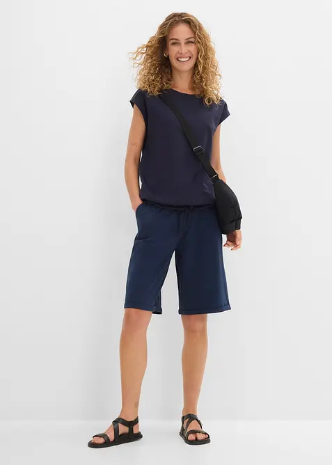 Bermuda in felpa di cotone leggero, bonprix