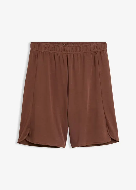 Bermuda con elastico in vita in misto viscosa morbido, bonprix
